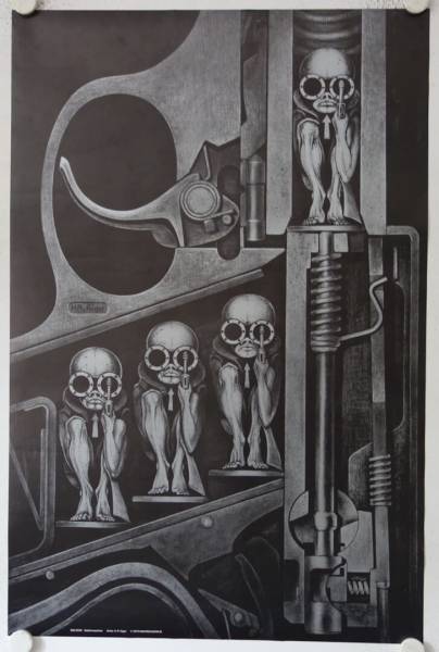 H.R. Giger Posterdrucke alte kommerzielle Plakatdrucke (6)